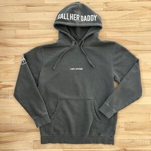 I Am Unwell | Call Her Daddy Hoodie by Barstool Sports | Grey | Medium